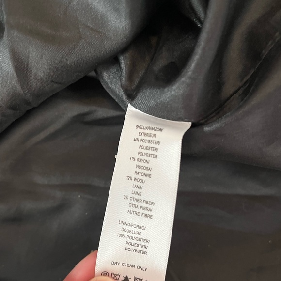 NEVER-WORN Kenzie Plaid Peacoat, with Belted-Waist - Picture 5 of 7